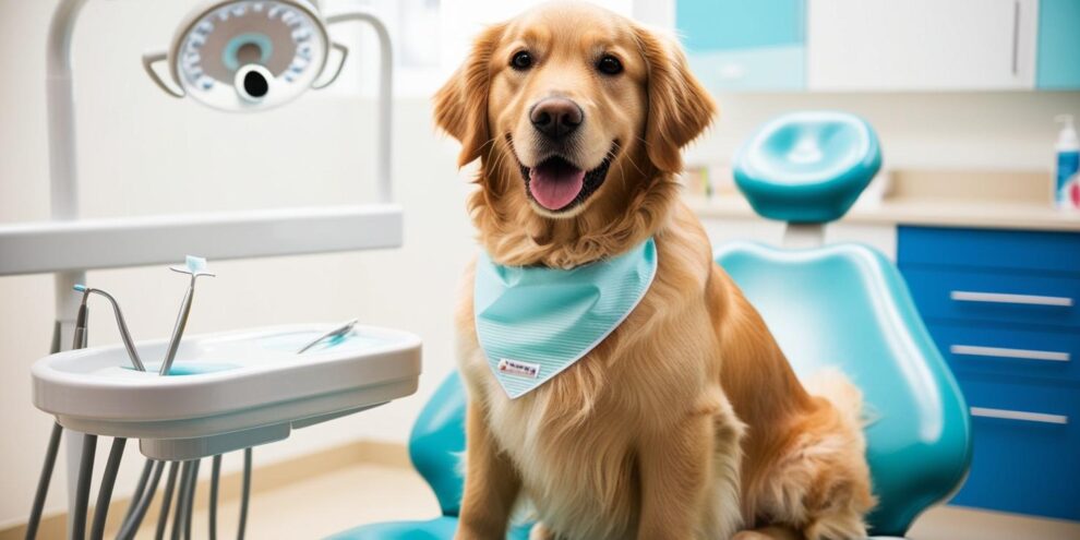 Perro en el dentista